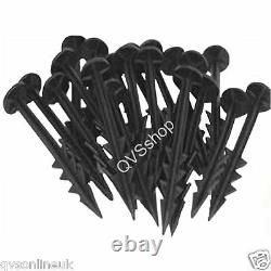 1000 MULCH MAT FIXING PEGS for Weed Control Fabric geotextile Cover Anchor Pins