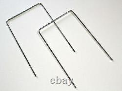 1000 x GALVANISED METAL GROUND COVER STAPLES / PINS WEED CONTROL ANCHOR STAPLES