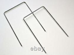 1000 x GALVANISED METAL GROUND COVER STAPLES / PINS WEED CONTROL ANCHOR STAPLES