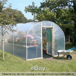 10FT Wide Poly Tunnels UK Domestic Garden Polytunnel Plastic Covers Spares