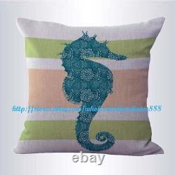 10pcs decor pillows cushion covers whale anchor turtle