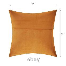 12 X 12 Throw Cushion Cover Indian Bedding Sofa Brocade Pillow Case Cover Throw