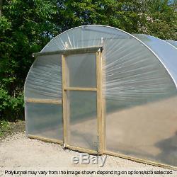 12FT Wide Poly Tunnel Domestic Garden Polytunnels Plastic Polythene Covers