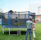 12ft 14ft Premium Outdoor Trampoline For Kids With Safety Enclosure Net Rrp £299