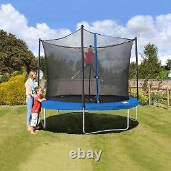 12ft Premium Outdoor Trampoline for Kids with Safety Enclosure Net