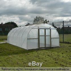 14FT Wide Poly Tunnels Domestic Polytunnel Polythene Plastic Cover Spares