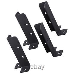 2 Count Fence Kit Post Anchor Bracket Railing Base Cover Repair Suite