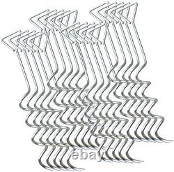 20 Pack Hay Tarp Spiral Anchor Pins 16 to Secure Hay Covers Corkscrew Shape T