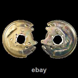 2x Toyota Corolla Verso left right brake disc shield dust cover anchor plate
