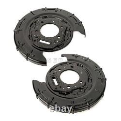 2x cover plate anchor plate brake disc set rear left right for Hyundai i30 FD