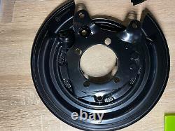 2xToyota Corolla E10, E11, E12left right brake disc shield dust cover anchor plate