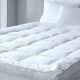 3 Inch Extra Thick Plush Mattress Topper Microfiber Filling Cotton Cover Deep