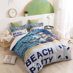 3D Anchor Ocean Pattern Cartoon Quilt Covers Duvet Covers Set Bedding