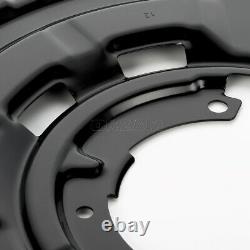 4x Anchor Plate Brake Disc Set Front Rear for BMW 1er F20 F21 to 09/2015
