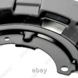 4x Ankerblech Bremsscheibe Set vorne hinten für BMW 1er E81 E82 E87 E88