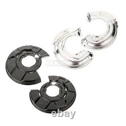 4x anchor plate brake disc set front rear for BMW 3 Series GT F34 to 09/2015