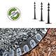 5 Securing Pegs Weed Control Fabric Ground Cover Garden Membrane Fleece