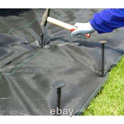 5 Securing Pegs Weed Control Fabric Ground Cover Garden Membrane Fleece