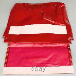 50 Lb. 4 Red Vinyl Sand Bag Covers Anchor Canopy Tents Inflatable Bounce Houses