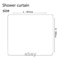 5pc. Anchor Waterproof Polyester Shower Curtain Rug Toilet Seat Cover Set