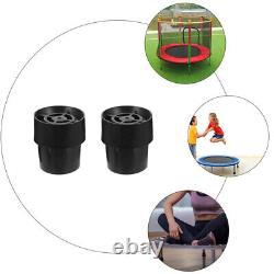 6 Sets Black Chair Feet Covers Heavy-duty Ground Anchor Mini Trampoline