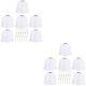 6pcs Garden Cloches For Indoor/outdoor Plant Growth With Anchoring Stakes