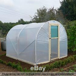 8FT Wide Poly Tunnels Domestic Garden Polytunnels Plastic Polythene Covers