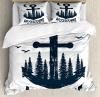 Adventure Quote Duvet Cover Set Twin Queen King Sizes With Pillow Shams
