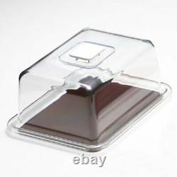 Akebono industry Lovely Hat Square Cake Storage Cover Extra Large Clear