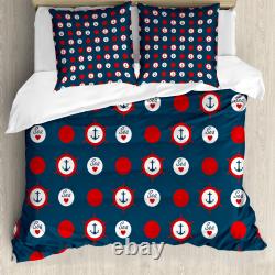 Anchor Duvet Cover Marine Ship Helm Design