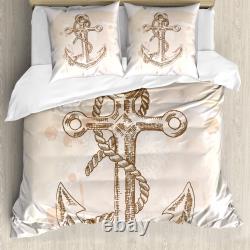 Anchor Duvet Cover Navy Rope Summer Holiday