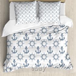 Anchor Duvet Cover Retro Maritime Design