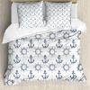 Anchor Duvet Cover Retro Maritime Design