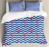 Anchor Duvet Cover Set Geometric Coastal Design