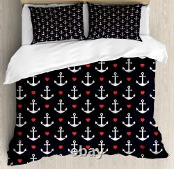 Anchor Duvet Cover Set Romantic Cruise Trip