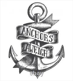 Anchor Duvet Cover Set Tattoo Style Old