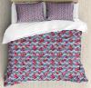 Anchor Duvet Cover Set Wavy Stripes 3d Style