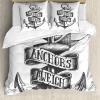 Anchor Duvet Cover Tattoo Style Old