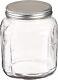 Anchor Hocking 2-quart Cracker Jar With Brushed Aluminum Lid, Set Of 4