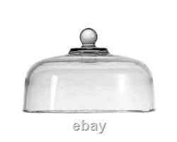 Anchor Hocking 340Q 11-3/8 x 7-1/4 Clear Glass Cake Dome Cover 4 Per Case