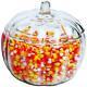 Anchor Hocking 70-ounce Pumpkin Jar With Glass Cover Set Of 6
