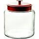 Anchor Hocking 91022 1.5 Gal Glass Container Withred Cover