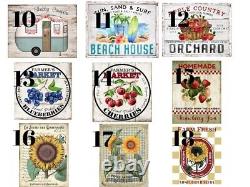 Anchor Hocking Cracker Jar Canister Set with 45 Label Choices