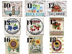 Anchor Hocking Cracker Jar Canisters with 45 Label Options
