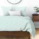 Anchor Mint Nautical Summer Mint Anchor Sateen Duvet Cover By Roostery