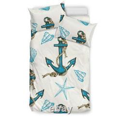 Anchor Shell Starfish Pattern Bedding Set