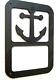 Anchor In 3d Blk For Jeep Wrangler Jk/jku Rear Tail Light Covers Boating
