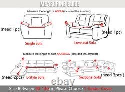 Anchoring Facility Stretch Sofa Cover Lounge Couch Slipcover Recliner Protector