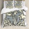 Antique Duvet Cover Anchor And Roses Clouds