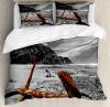 Aquatic Ocean Duvet Cover Set Twin Queen King Sizes With Pillow Shams